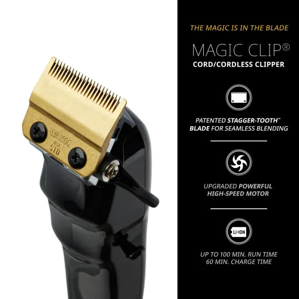 Wahl 5-Star Black Cord/Cordless Magic Clip