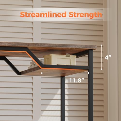 Computer Desk 48 X 24 inch, Gaming Desk for Small Spaces, Modern Simple Style