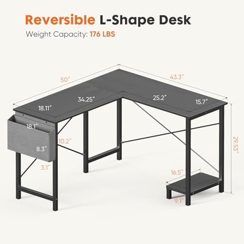 L Shaped Desk - Computer Desk Corner Desks Gaming Desk PC Table