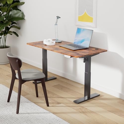 Electric Standing Desk, 48 x 24 Inches Height Adjustable Stand up Desk, Sit Stand Home