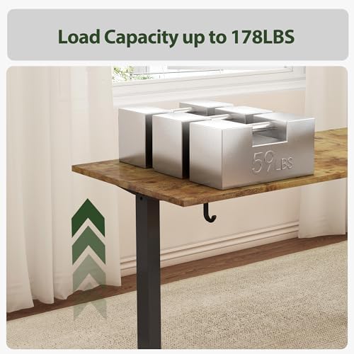 L Shaped Standing Desk 63 x 55 inch Adjustable Height, Electric Corner Standing Desk,