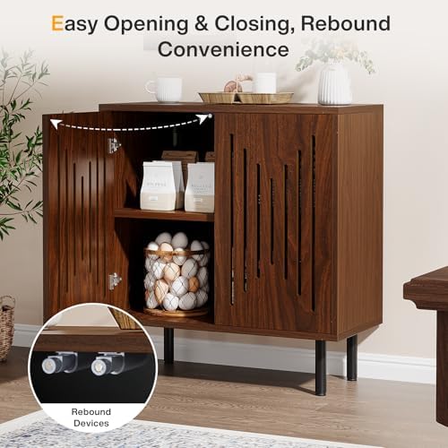 Buffet  Set of 2 Sideboard with Storage, 59" Buffet Sideboard Cabinet
