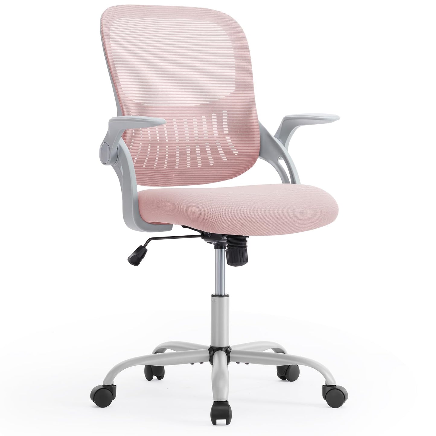 Ergonomic Home Office Chair – Mid-Back Mesh Computer Desk Chair with Lumbar Support