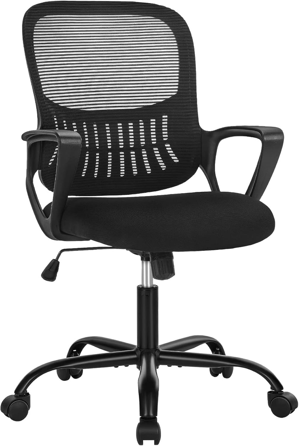 Ergonomic Home Office Chair – Mid-Back Mesh Computer Desk Chair with Lumbar Support