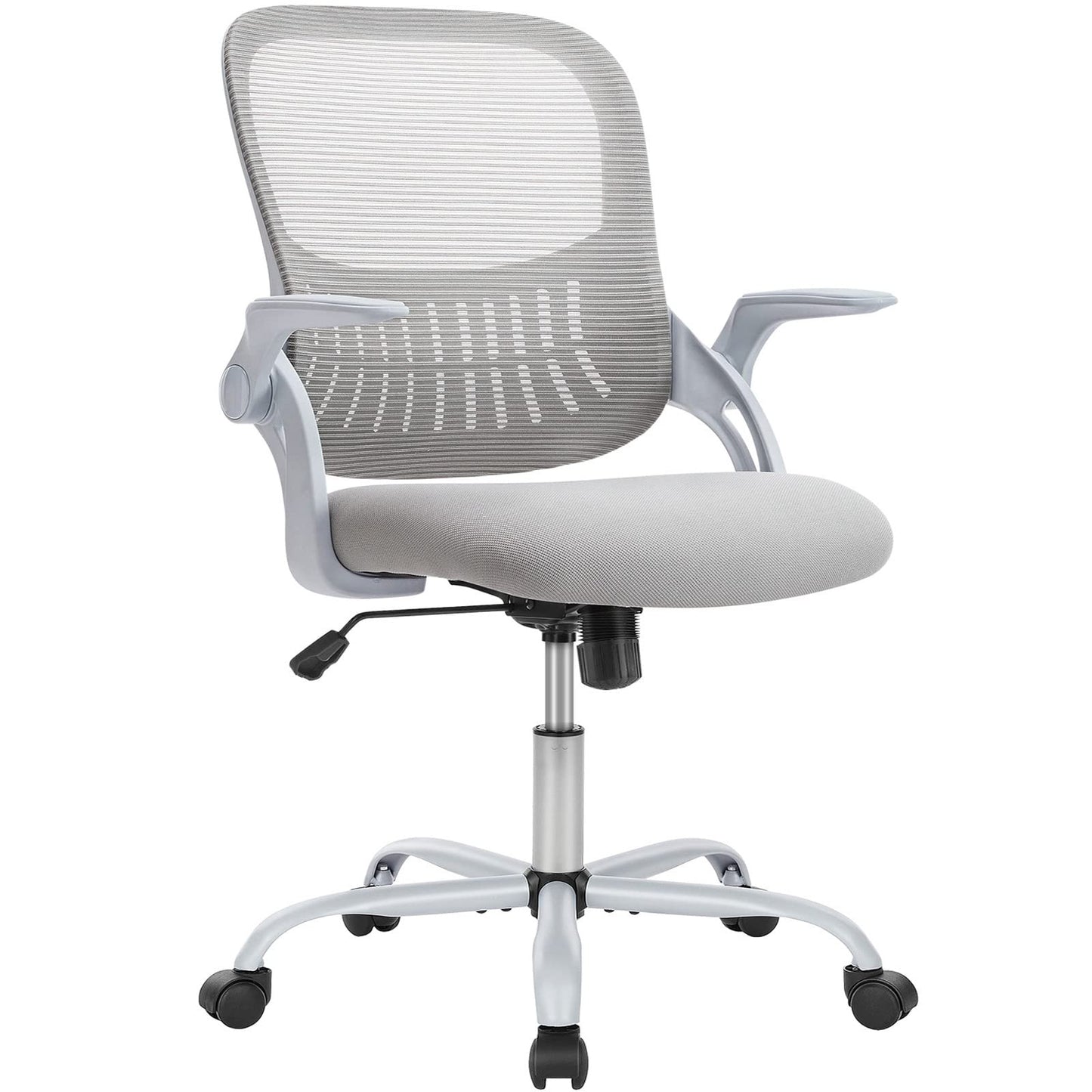 Ergonomic Home Office Chair – Mid-Back Mesh Computer Desk Chair with Lumbar Support