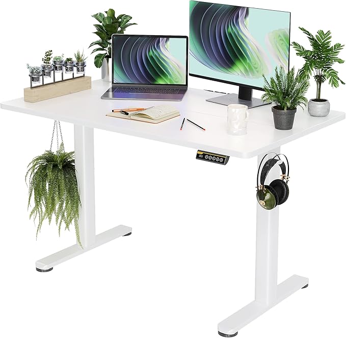 Electric Standing Desk, Adjustable Height Stand up Desk, 40x24 Inches Sit Stand