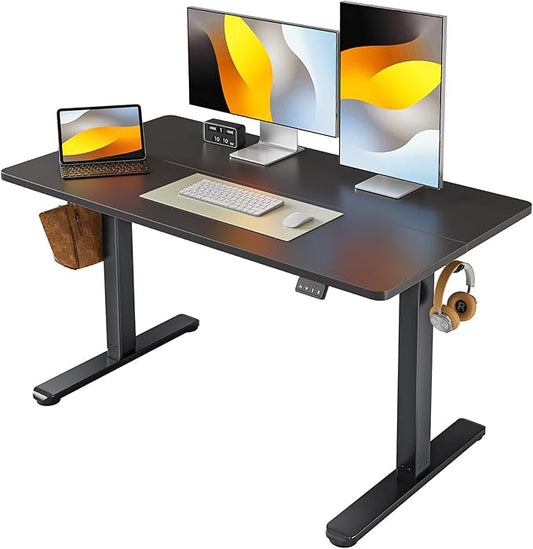 Electric Standing Desk, 48 x 24 Inches Height Adjustable Stand up Desk, Sit Stand Home