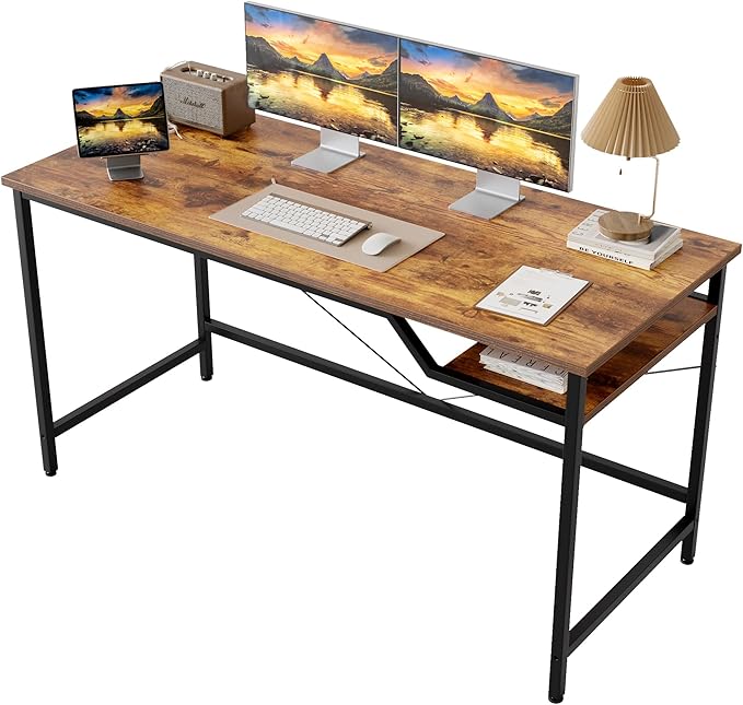 Computer Desk 48 X 24 inch, Gaming Desk for Small Spaces, Modern Simple Style