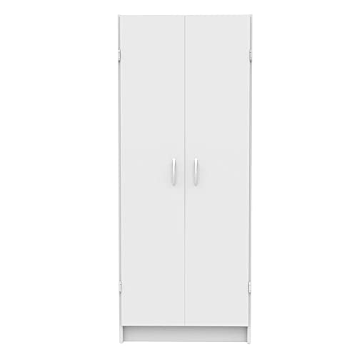 Pantry Cabinet Cupboard with 2 Doors, Adjustable Shelves, Standing, Storage for Kitchen,