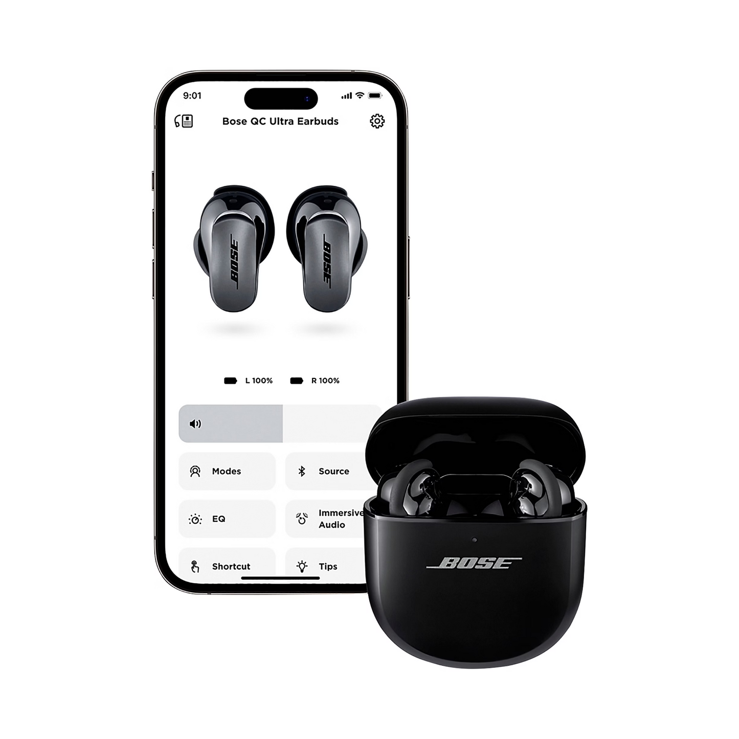 Bose QuietComfort Ultra True Wireless Earbuds – Black