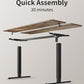 Electric Standing Desk, 48 x 24 Inches Height Adjustable Stand up Desk, Sit Stand Home