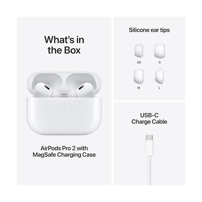 Apple AirPods Pro 2: Premium Noise Cancellation & Immersive Spatial Audio