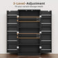 Kitchen Pantry Cabinet,5 - Layer Storage Cupboard with Adjustable Shelves for Organizing