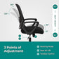 Ergonomic Home Office Chair – Mid-Back Mesh Computer Desk Chair with Lumbar Support