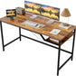 Computer Desk 48 X 24 inch, Gaming Desk for Small Spaces, Modern Simple Style