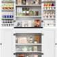 Kitchen Pantry Storage Cabinet with Barn Doors, Drawer and Adjustable Shelves,