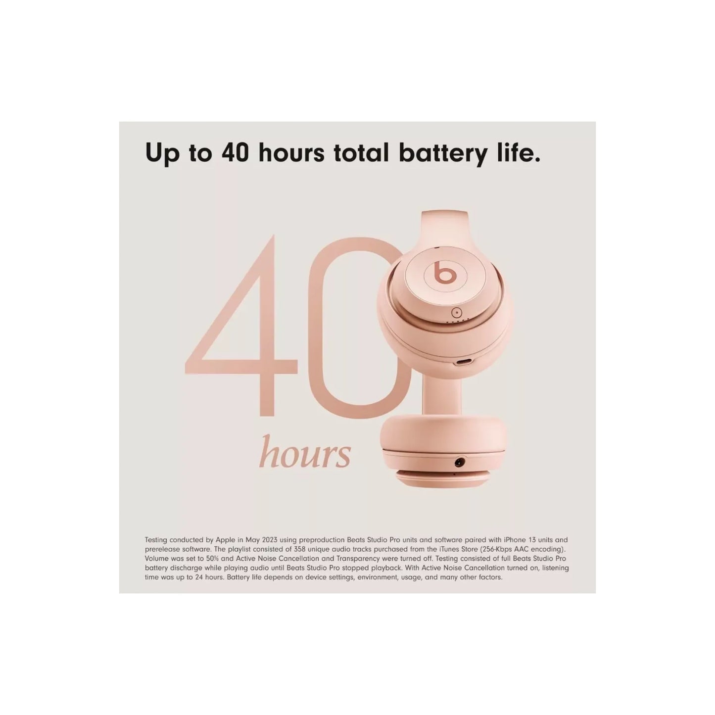 Beats Studio Pro x Kim Kardashian – Bluetooth Noise Cancelling Headphones Moon