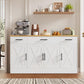Buffet Cabinet with Drawers, 53” Large Sideboard Buffet Kitchen Storage Cabinet,