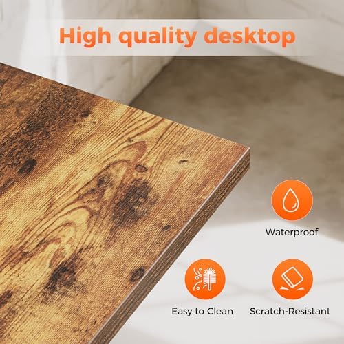 Computer Desk 48 X 24 inch, Gaming Desk for Small Spaces, Modern Simple Style