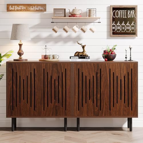 Buffet  Set of 2 Sideboard with Storage, 59" Buffet Sideboard Cabinet
