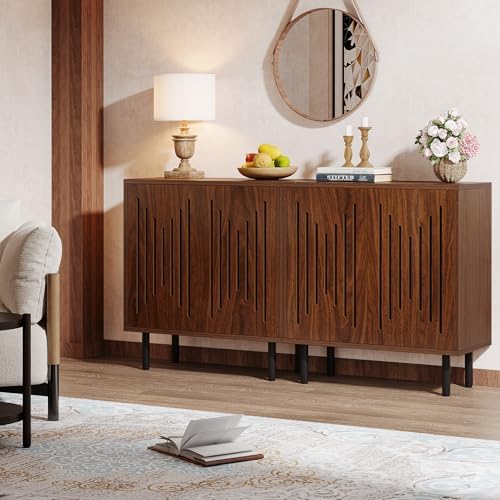 Buffet  Set of 2 Sideboard with Storage, 59" Buffet Sideboard Cabinet