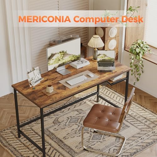 Computer Desk 48 X 24 inch, Gaming Desk for Small Spaces, Modern Simple Style