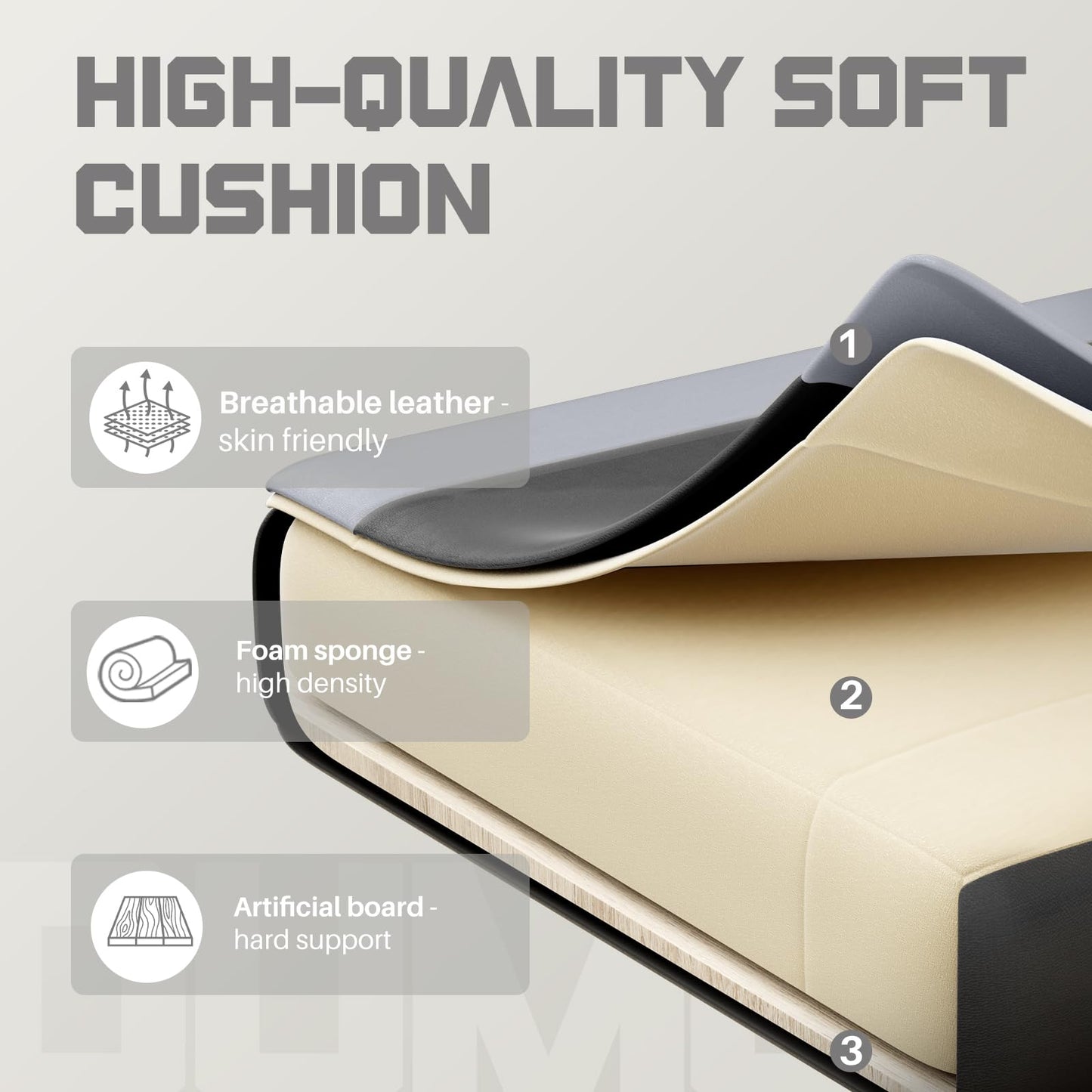 White Pink Gaming Chair with Footrest & Headrest, PU Leather Reclining Office Chair