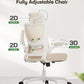 Ergonomic Office Chair with Mesh Back, Adjustable Lumbar Support, 3D Armrests & Headrest,