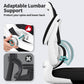 White Ergonomic Office Chair – Mesh Desk Chair with Adjustable Lumbar Support, Comfortable Executive