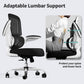 White Ergonomic Office Chair – Mesh Desk Chair with Adjustable Lumbar Support, Comfortable Executive