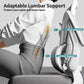 White Ergonomic Office Chair – Mesh Desk Chair with Adjustable Lumbar Support, Comfortable Executive