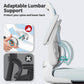 White Ergonomic Office Chair – Mesh Desk Chair with Adjustable Lumbar Support, Comfortable Executive