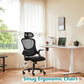 Ergonomic Home Office Chair – Mid-Back Mesh Computer Desk Chair with Lumbar Support
