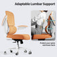 White Ergonomic Office Chair – Mesh Desk Chair with Adjustable Lumbar Support, Comfortable Executive