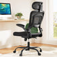 Ergonomic Office Chair with Mesh Back, Adjustable Lumbar Support, 3D Armrests & Headrest,