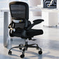 White Ergonomic Office Chair – Mesh Desk Chair with Adjustable Lumbar Support, Comfortable Executive