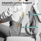 White Ergonomic Office Chair – Mesh Desk Chair with Adjustable Lumbar Support, Comfortable Executive