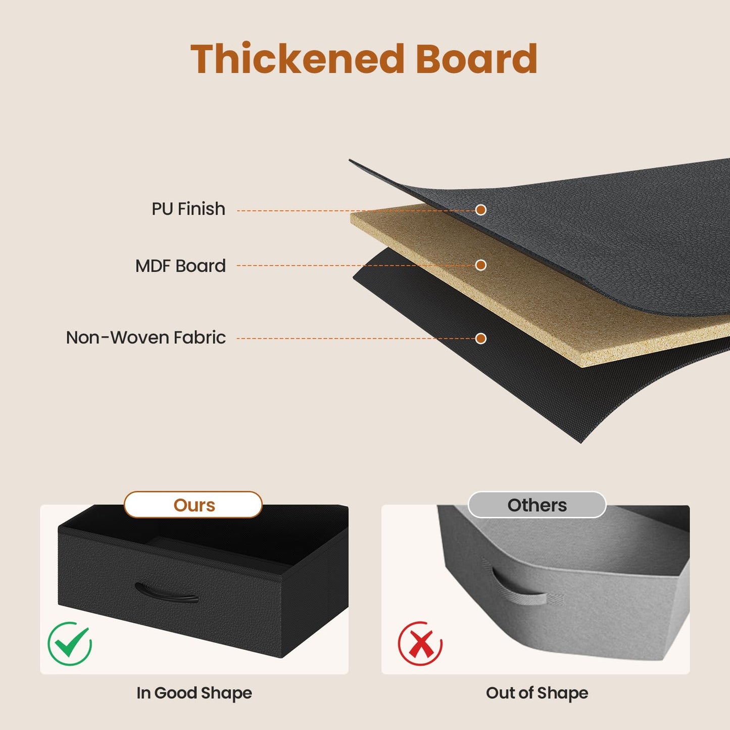 63" Rustic Brown LED TV Stand for 65–75 Inch TVs – Entertainment Center with Power Outlets,