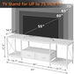 63" Rustic Brown TV Stand for 65–75 Inch TVs – Industrial Entertainment Center with Fabric Drawers