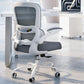 White Ergonomic Office Chair – Mesh Desk Chair with Adjustable Lumbar Support, Comfortable Executive