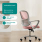 Ergonomic Home Office Chair – Mid-Back Mesh Computer Desk Chair with Lumbar Support