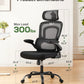 Ergonomic Office Chair with Mesh Back, Adjustable Lumbar Support, 3D Armrests & Headrest,