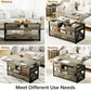 40" Lift Top Coffee Table,4 in 1 Multi-Function Lift Coffee Tables with Storage Drawers