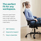 Ergonomic Home Office Chair – Mid-Back Mesh Computer Desk Chair with Lumbar Support