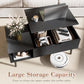 Wood Lift Top Coffee Table with Hidden Compartment and Large Storage Shelf,