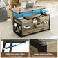 40" Lift Top Coffee Table,4 in 1 Multi-Function Lift Coffee Tables with Storage Drawers