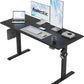 Electric Standing Desk, 48 x 24 Inches Height Adjustable Desk, Sit Stand up for Work