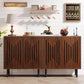 Buffet  Set of 2 Sideboard with Storage, 59" Buffet Sideboard Cabinet