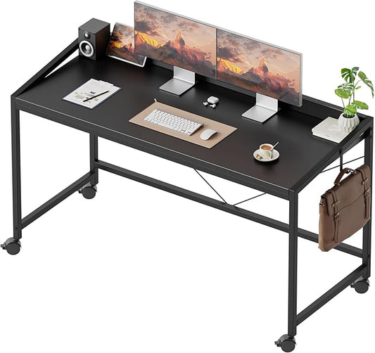Computer Desk 48 X 24 inch, Gaming Desk for Small Spaces, Modern Simple Style