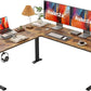 L Shaped Standing Desk 63 x 55 inch Adjustable Height, Electric Corner Standing Desk,